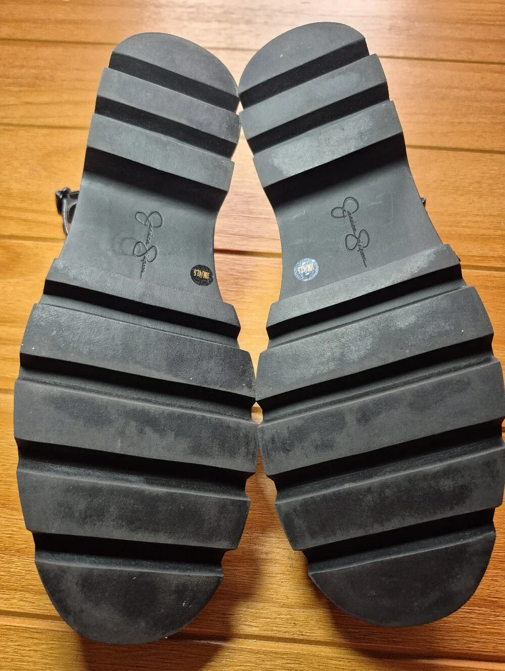 Jessica Simpson Patent Platform Mary Janes - Size 10
